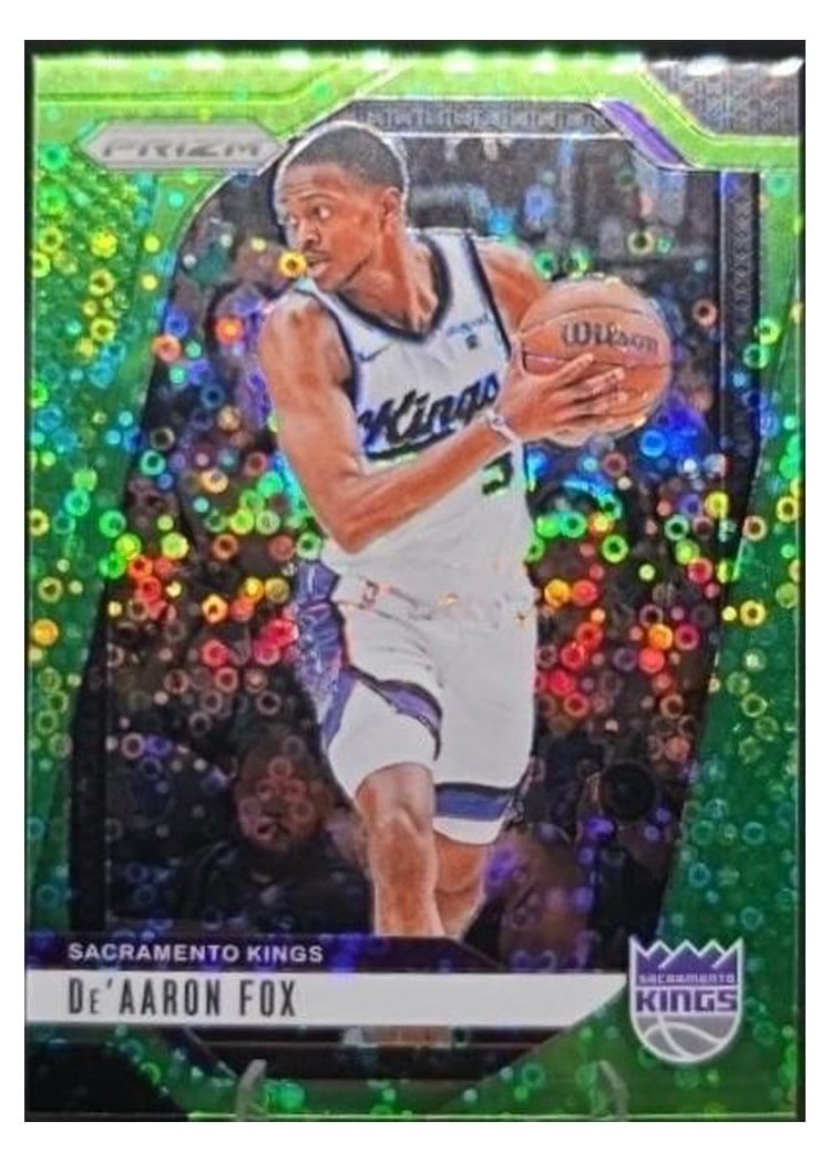 2024-25 Panini Prizm Base Set De'Aaron Fox #58 card