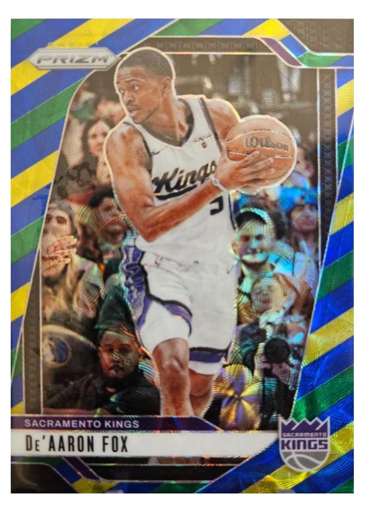 2024-25 Panini Prizm Base Set De'Aaron Fox #58 card