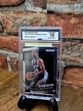 2024-25 Panini Prizm Black Base Set De'Aaron Fox #35