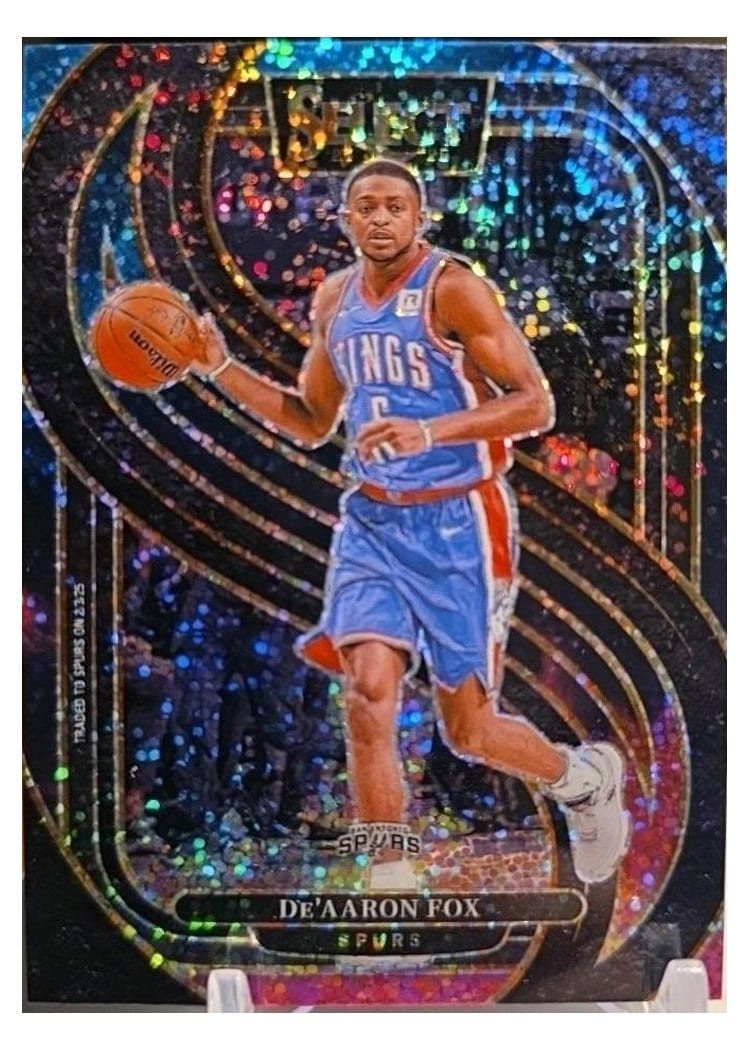 2024-25 Panini Select Base Set De'Aaron Fox #150 card