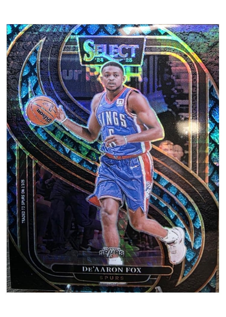 2024-25 Panini Select Base Set De'Aaron Fox #150 card