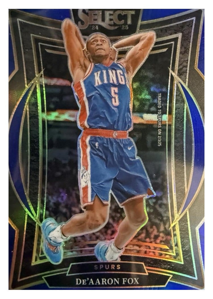 2024-25 Panini Select Base Set De'Aaron Fox #3 card
