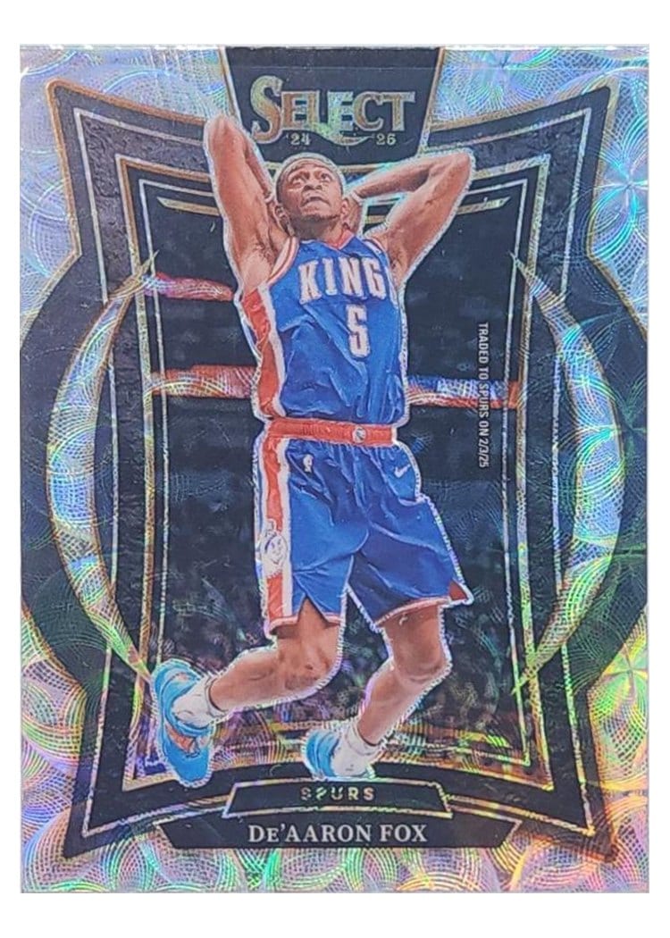 2024-25 Panini Select Base Set De'Aaron Fox #3 card