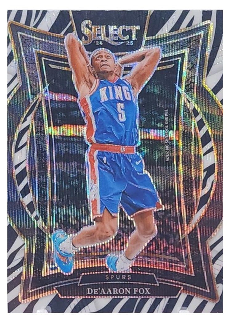 2024-25 Panini Select Base Set De'Aaron Fox #3 card