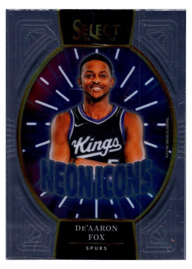 2024-25 Panini Select Base Set De'Aaron Fox #3 card