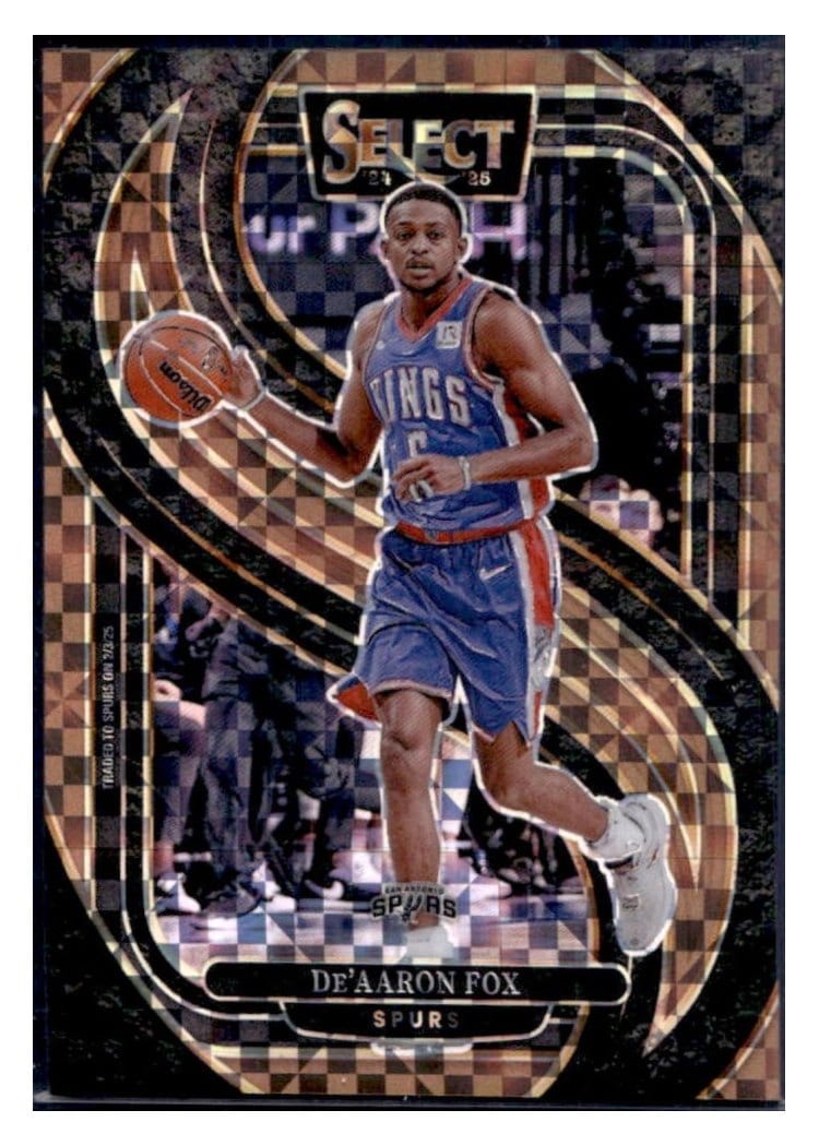 2024-25 Panini Select Base Set De'Aaron Fox #3 card