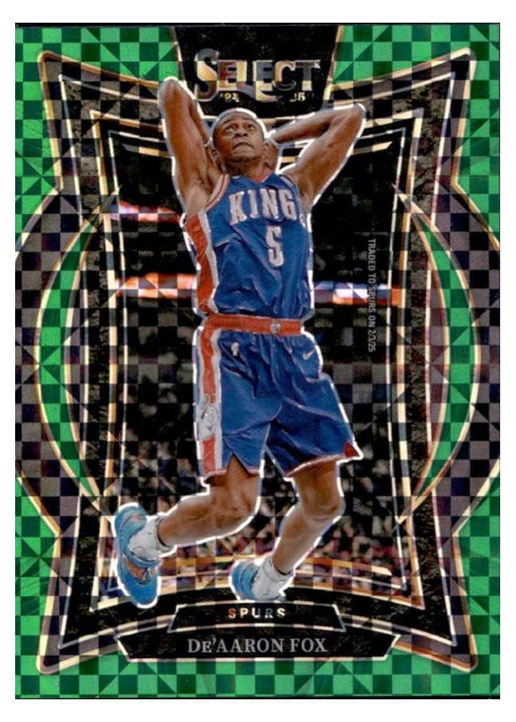 2024-25 Panini Select Base Set De'Aaron Fox #3 card