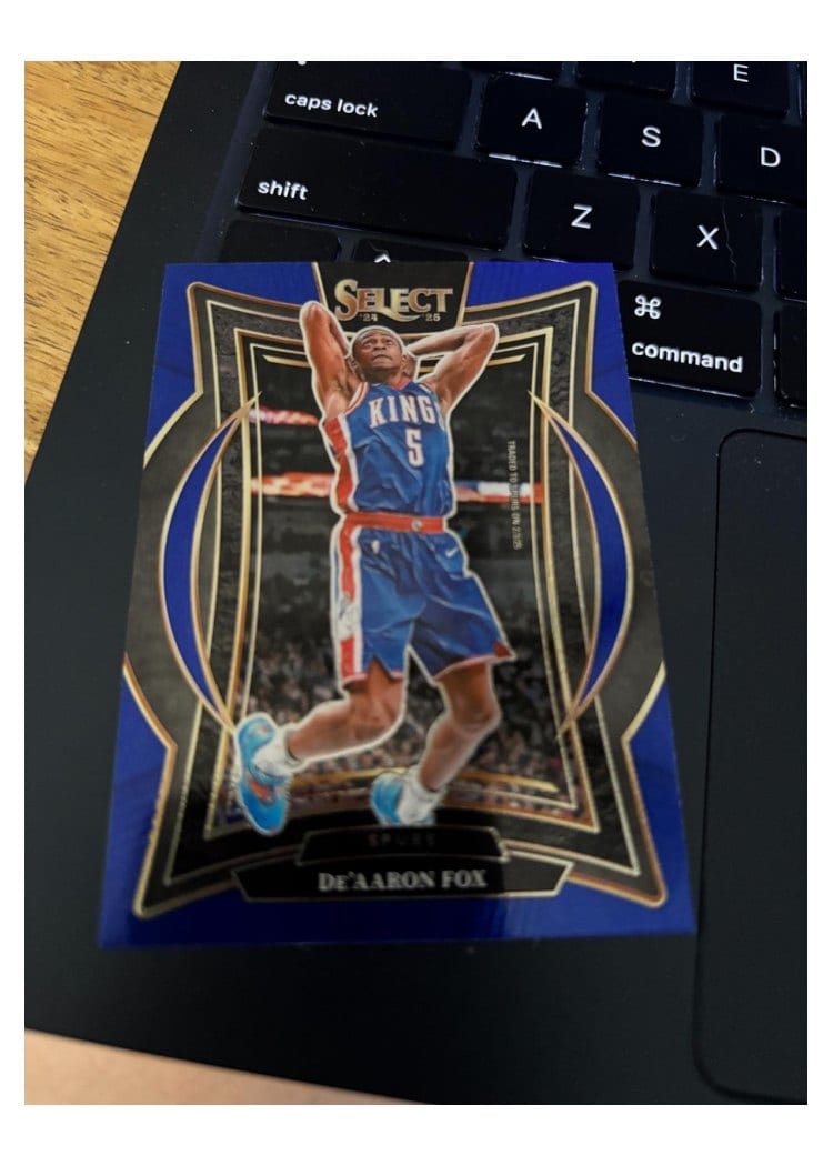 2024-25 Panini Select Base Set De'Aaron Fox #3 card