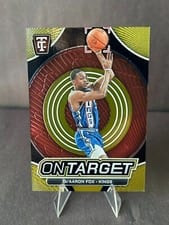 De'Aaron Fox 2024-25 Panini Totally Certified On Target card