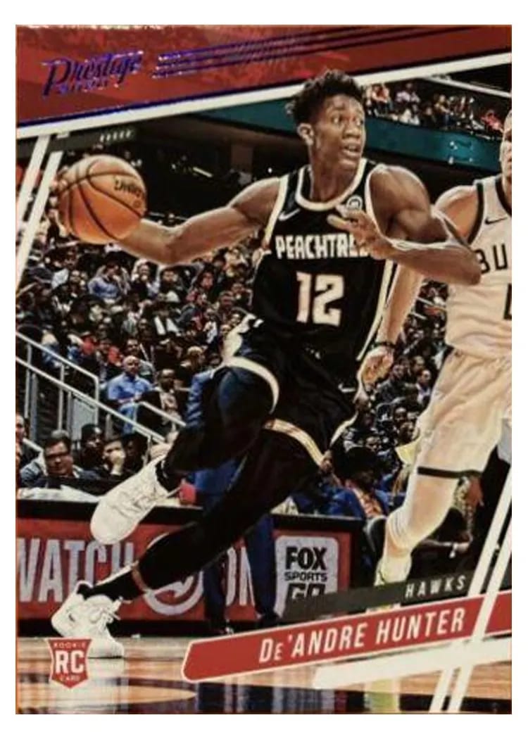 2019 Panini Chronicles De'Andre Hunter Blue #54 card