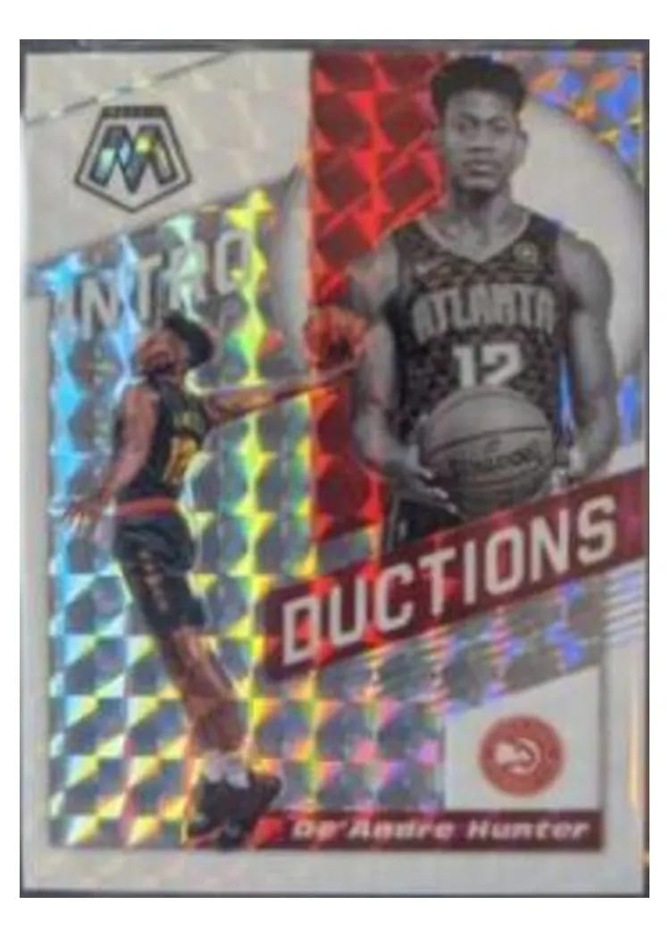 2019 Panini Mosaic Introductions De'Andre Hunter Mosaic #9 card