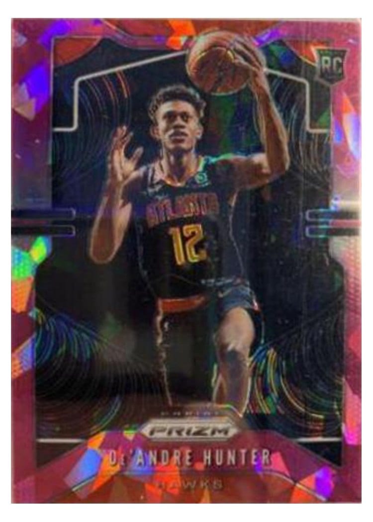 2019 Panini Prizm DE'Andre Hunter Pink Ice Prizm #251 card