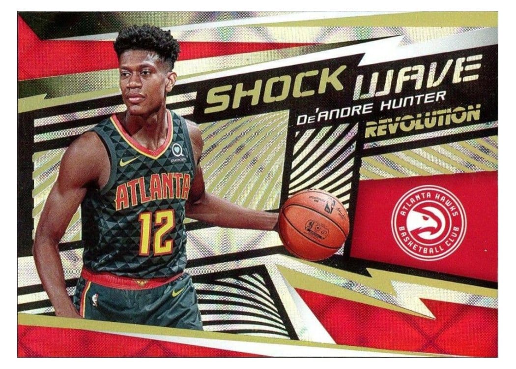 2019 Panini Revolution Shock Wave DE'Andre Hunter #24 card