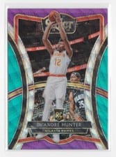 2019 Panini Select DE'Andre Hunter #136 card