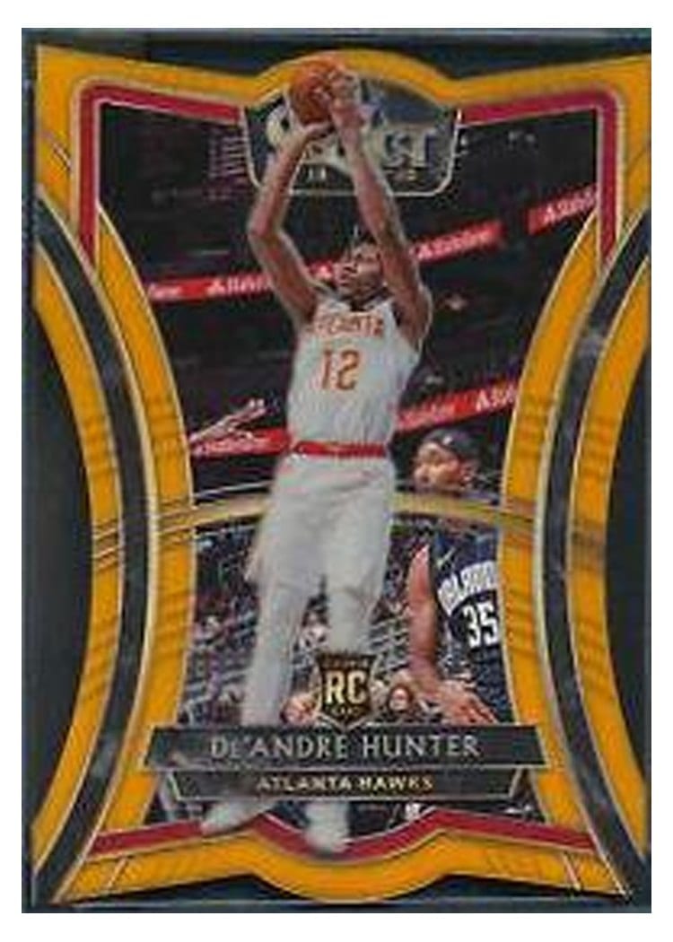 2019 Panini Select DE'Andre Hunter #136 card
