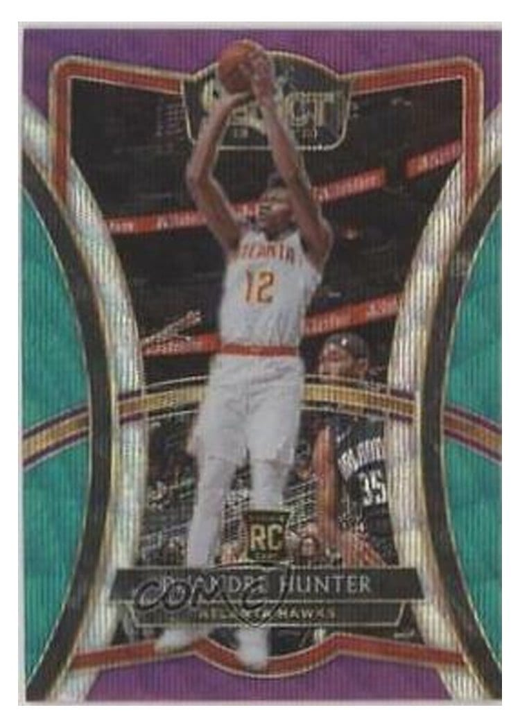 2019 Panini Select DE'Andre Hunter #136 card