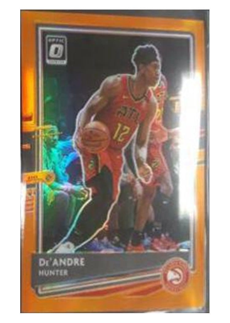 2020-21 Donruss Optic Base Set De'Andre Hunter Orange #84 card