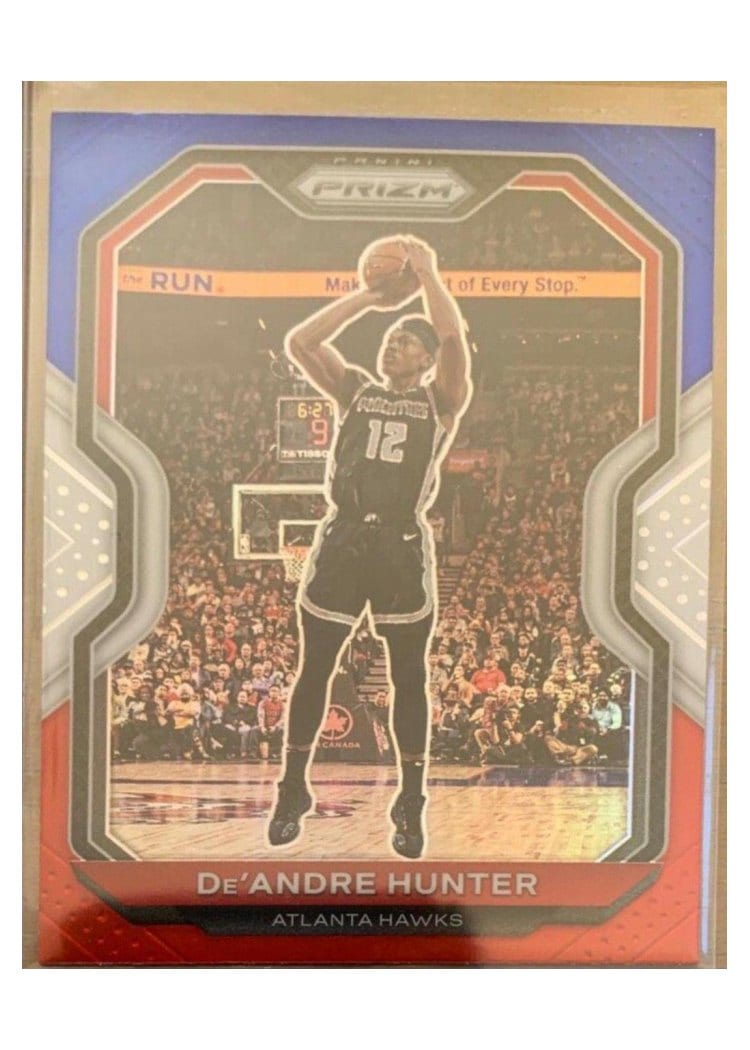 2020-21 Panini Prizm Base Set De'Andre Hunter #38 card