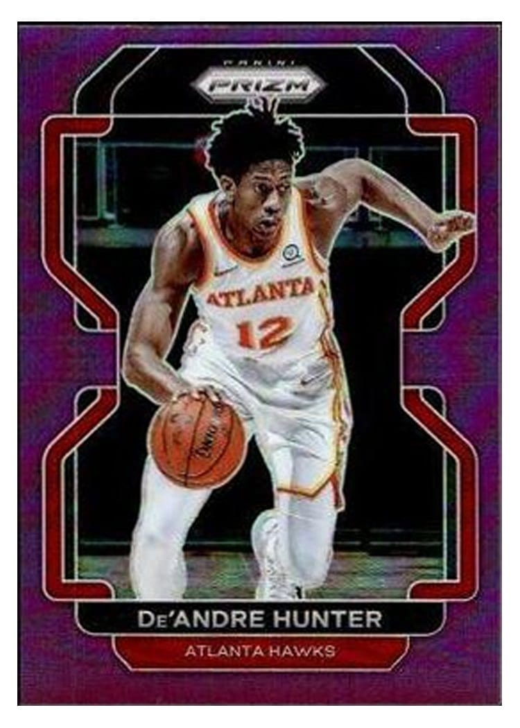 2021-22 Panini Prizm Base Set De'Andre Hunter #73 card