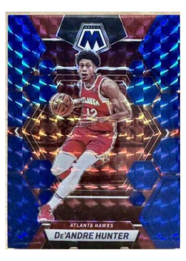 2022-23 Panini Mosaic Base Set De'Andre Hunter Blue #192 card