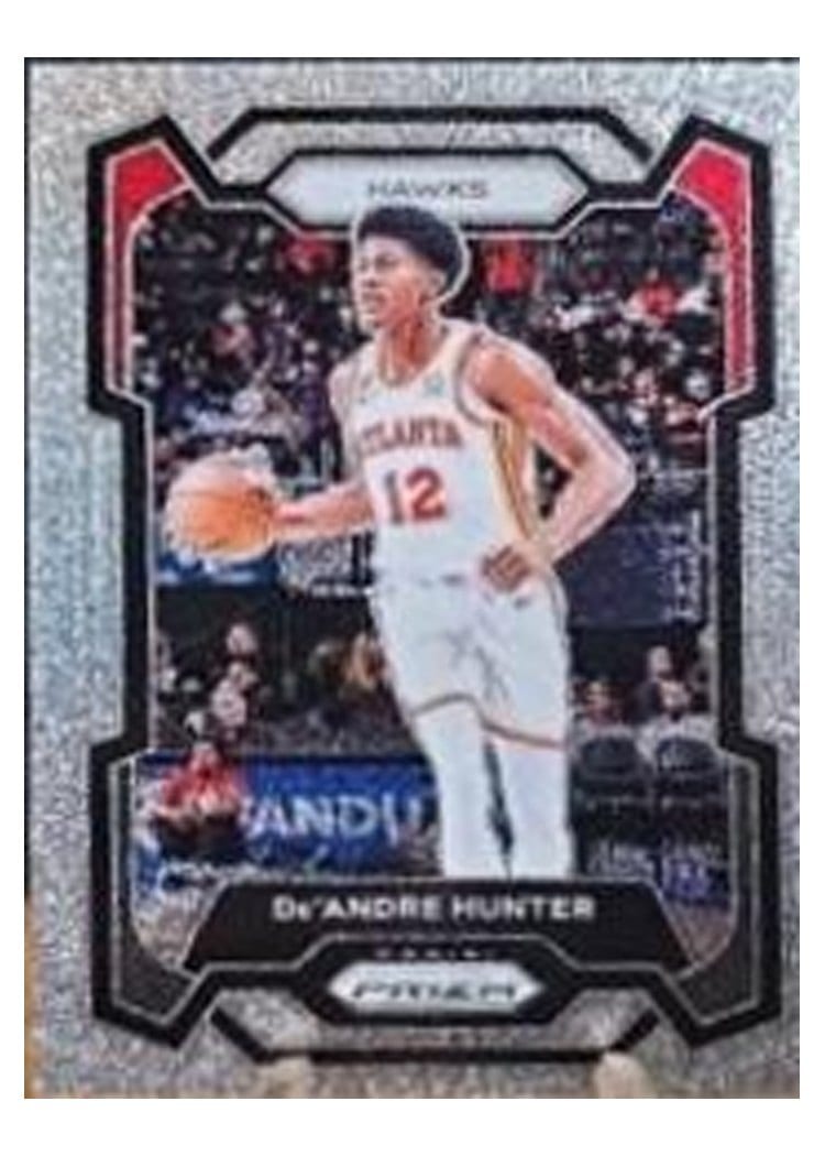 2023-24 Panini Prizm Base Set De'Andre Hunter Glitter #207 card