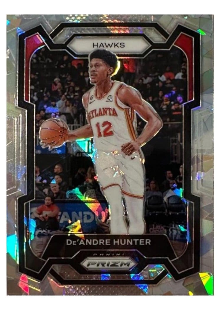 2023-24 Panini Prizm Base Set De'Andre Hunter Ice #207 card
