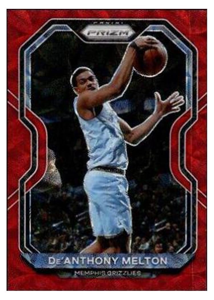 2020-21 Panini Prizm Base Set De'Anthony Melton #26 card