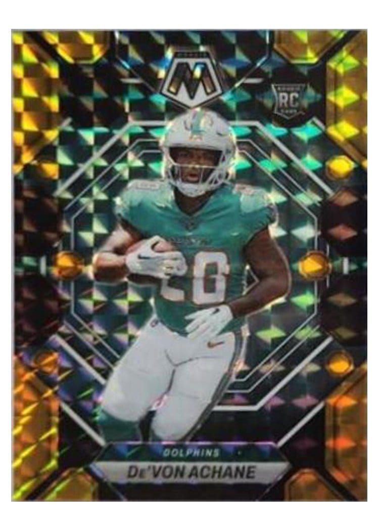 2023 Panini Mosaic Base Set De'Von Achane #312 card