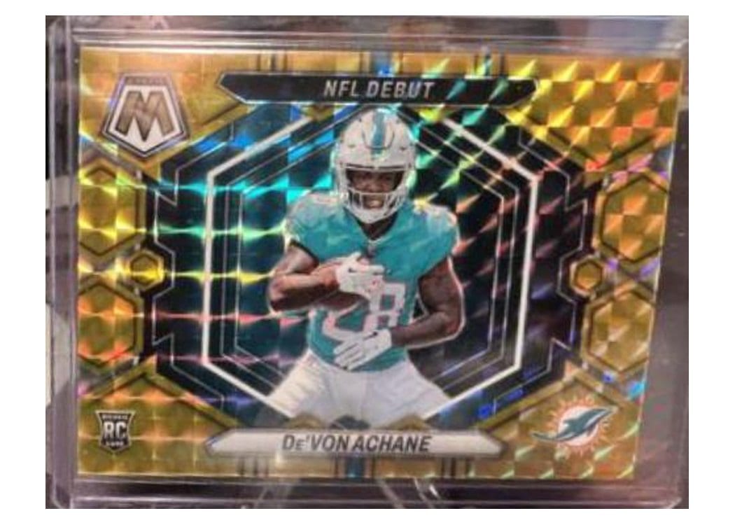 2023 Panini Mosaic Base Set De'Von Achane #312 card