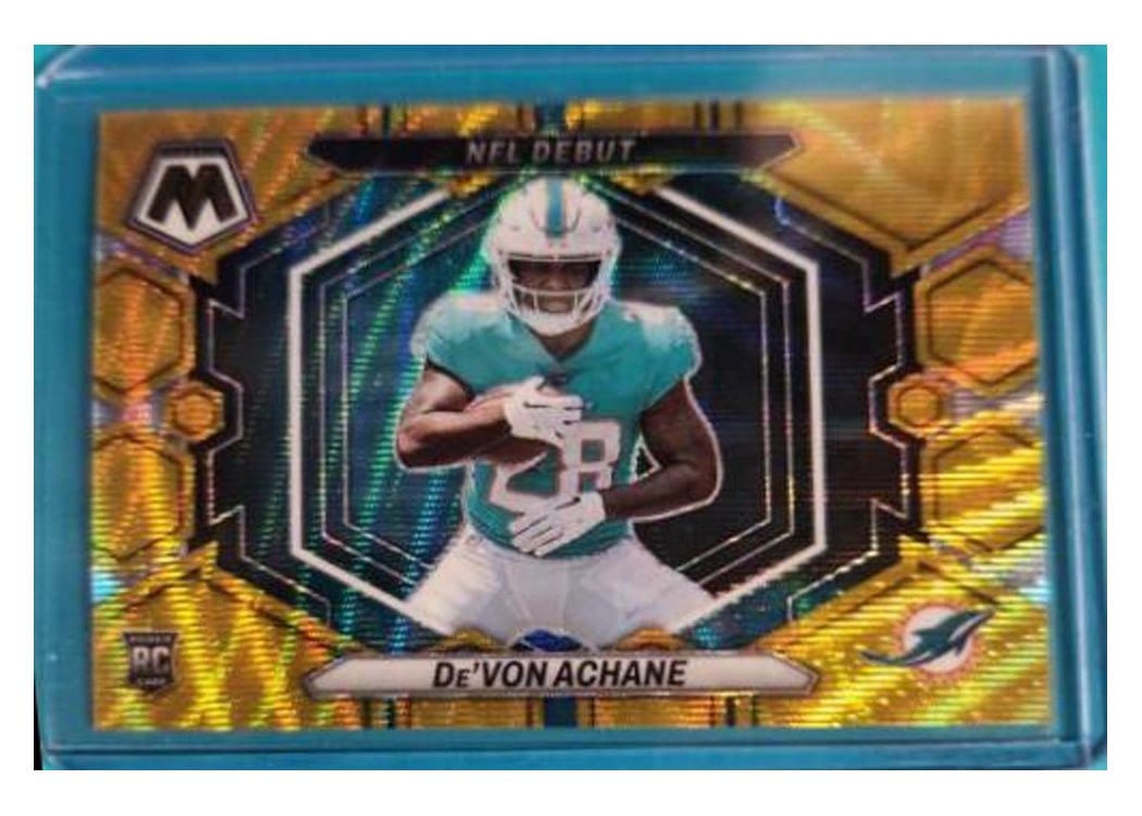 2023 Panini Mosaic Base Set De'Von Achane #312 card