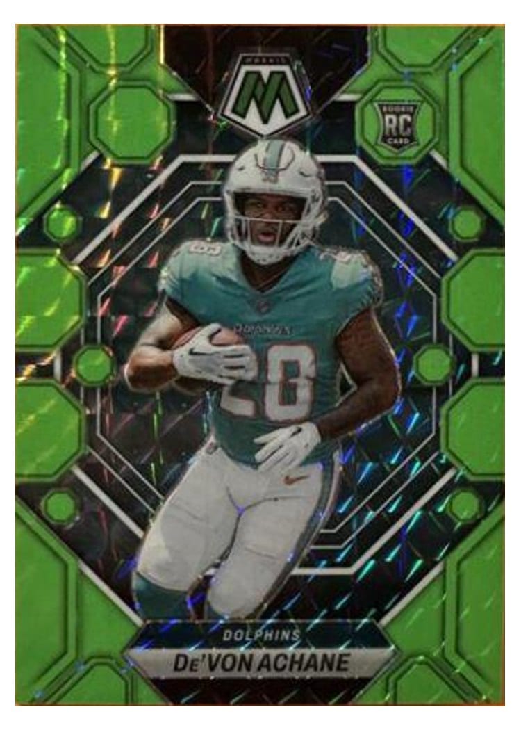 2023 Panini Mosaic Base Set De'Von Achane #312 card