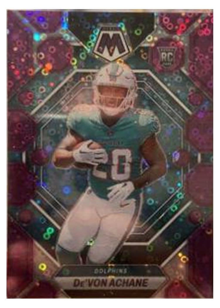 2023 Panini Mosaic Base Set De'Von Achane #312 card