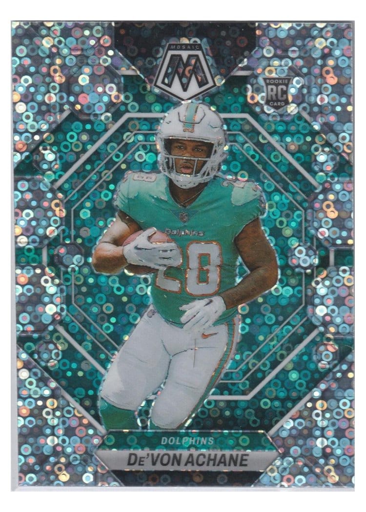 2023 Panini Mosaic Base Set De'Von Achane #312 card