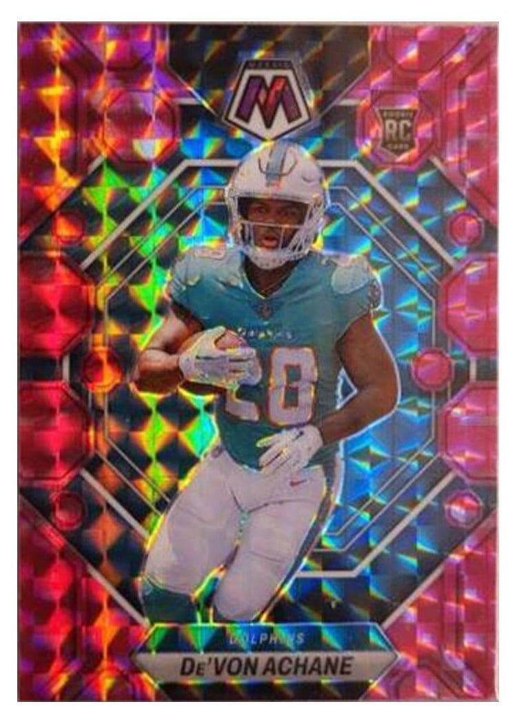 2023 Panini Mosaic Base Set De'Von Achane #312 card