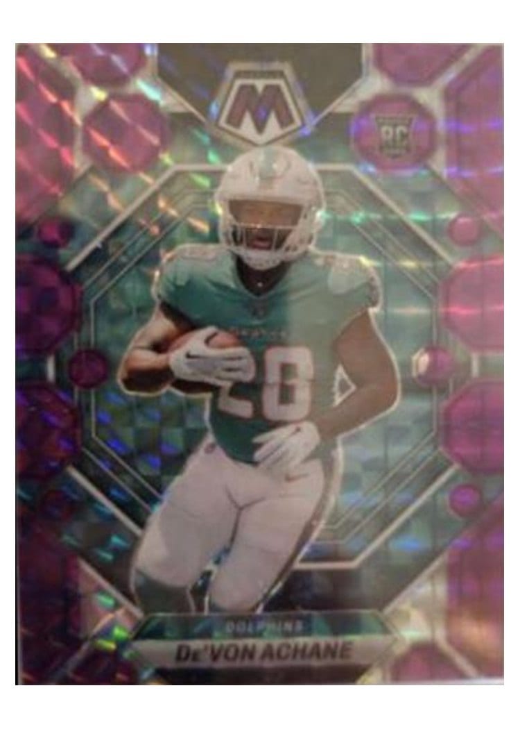 2023 Panini Mosaic Base Set De'Von Achane #312 card