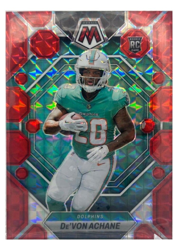 2023 Panini Mosaic Base Set De'Von Achane #312 card