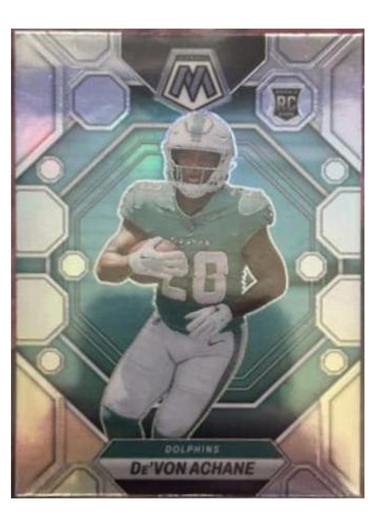 2023 Panini Mosaic Base Set De'Von Achane Silver #312 card