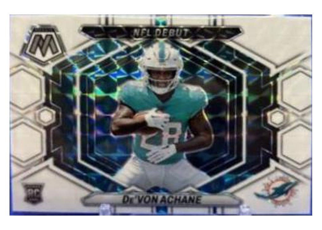 2023 Panini Mosaic Base Set De'Von Achane #312 card
