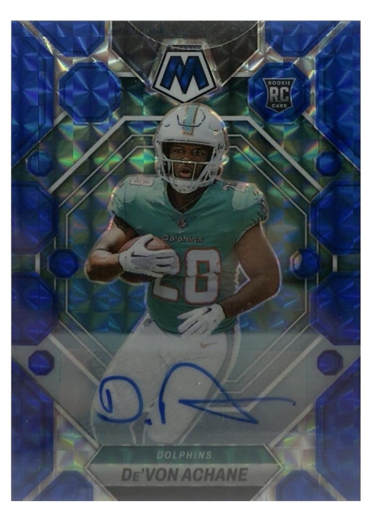 2023 Panini Mosaic Base Set De'Von Achane #312 card