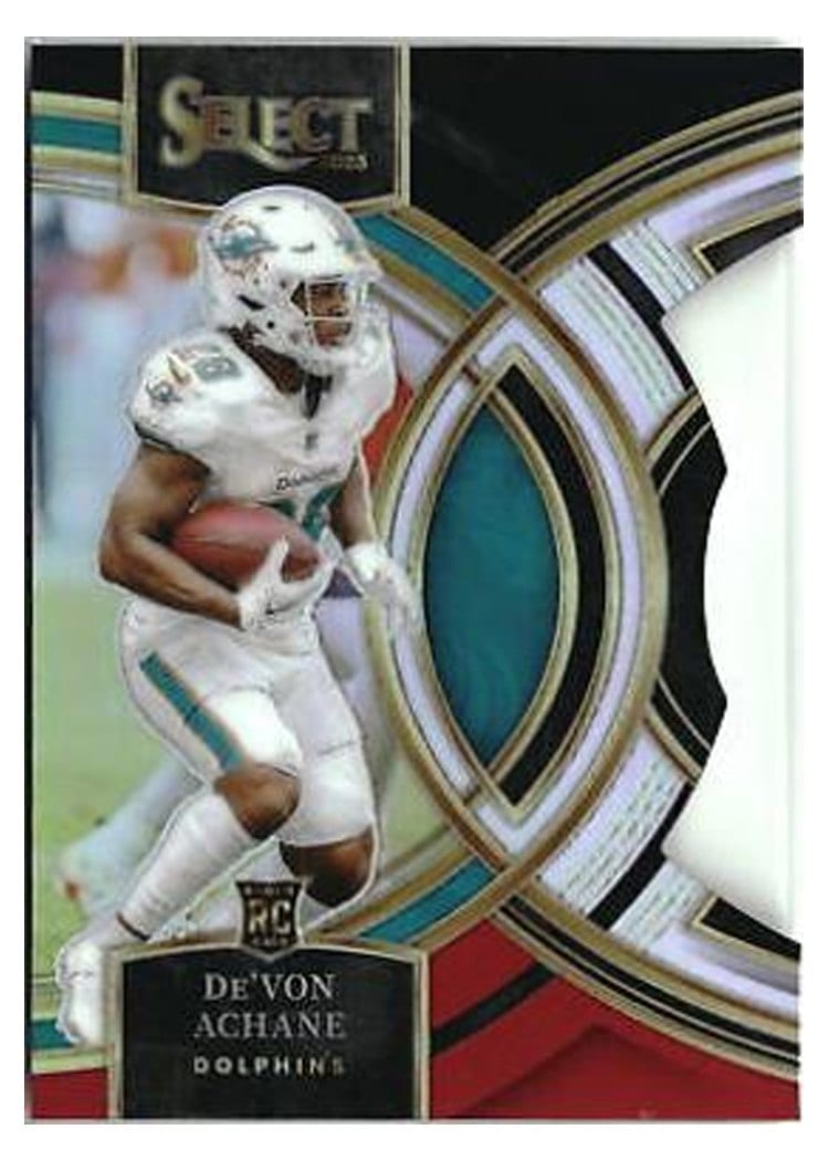 2023 Panini Select De'Von Achane #176 card