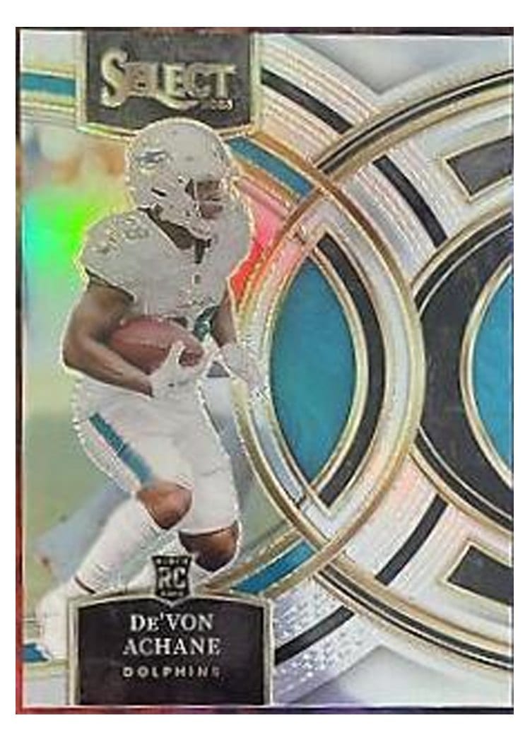 2023 Panini Select De'Von Achane #176 card