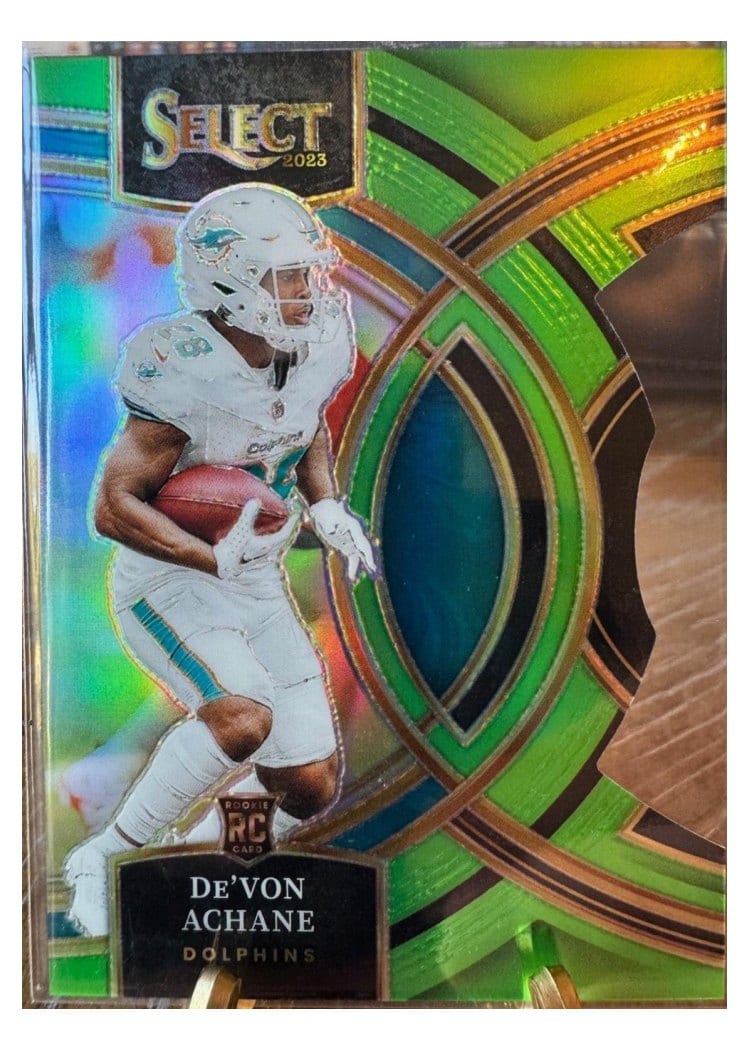 2023 Panini Select De'Von Achane #176 card