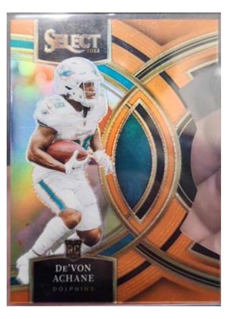 2023 Panini Select De'Von Achane #176 card