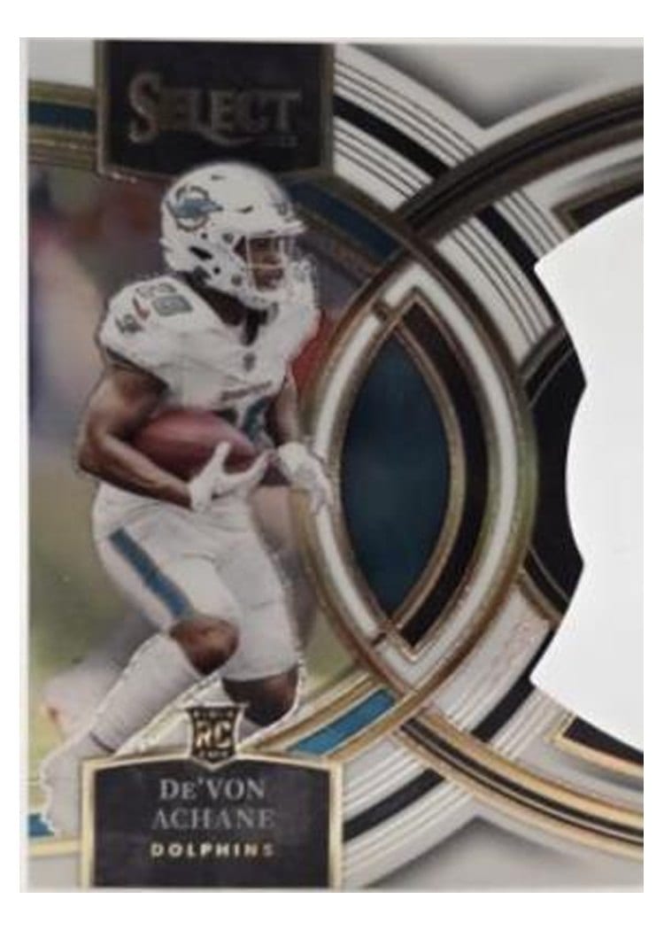 2023 Panini Select De'Von Achane #176 card
