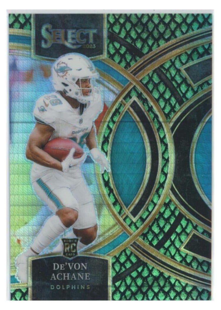2023 Panini Select De'Von Achane #176 card
