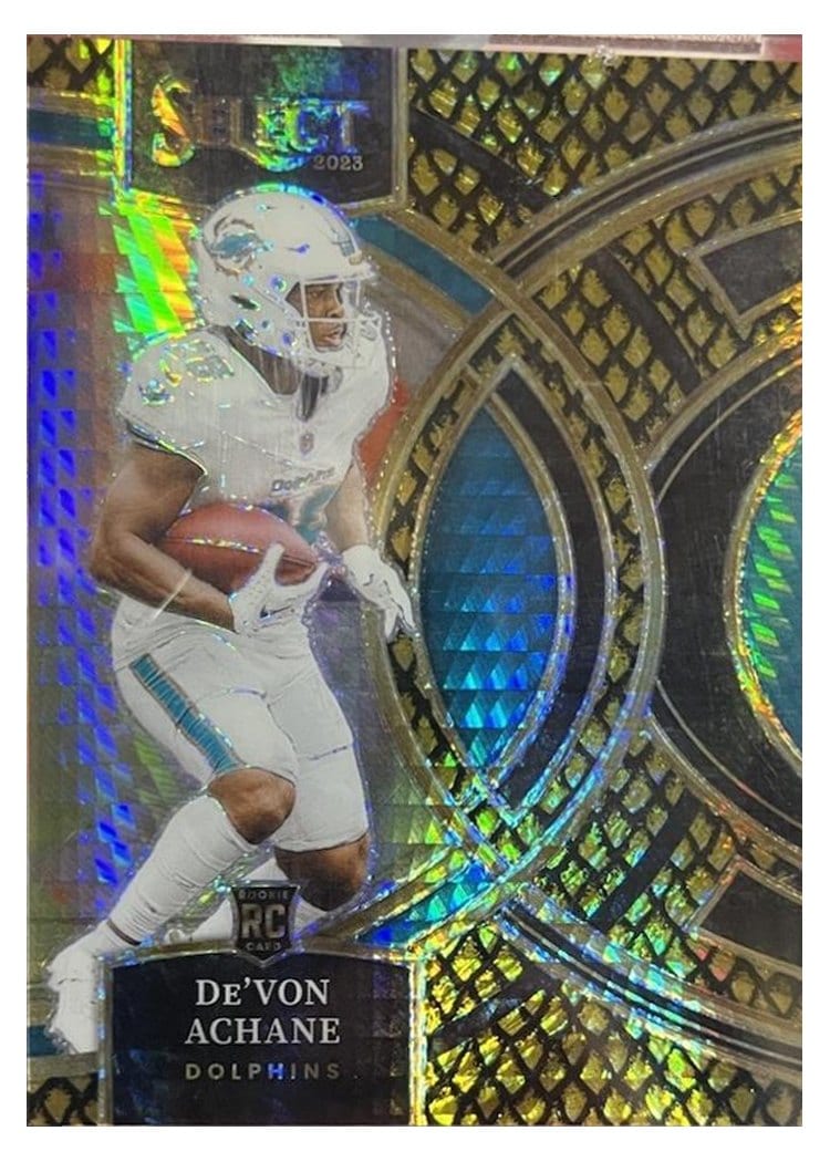 2023 Panini Select De'Von Achane #176 card