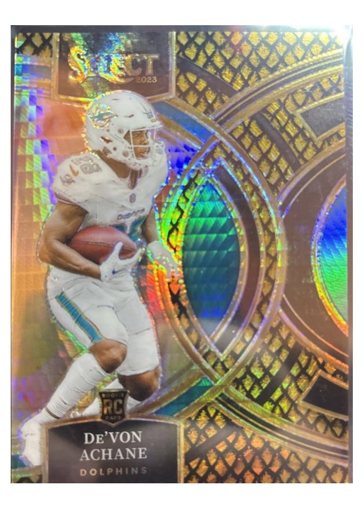 2023 Panini Select De'Von Achane #176 card