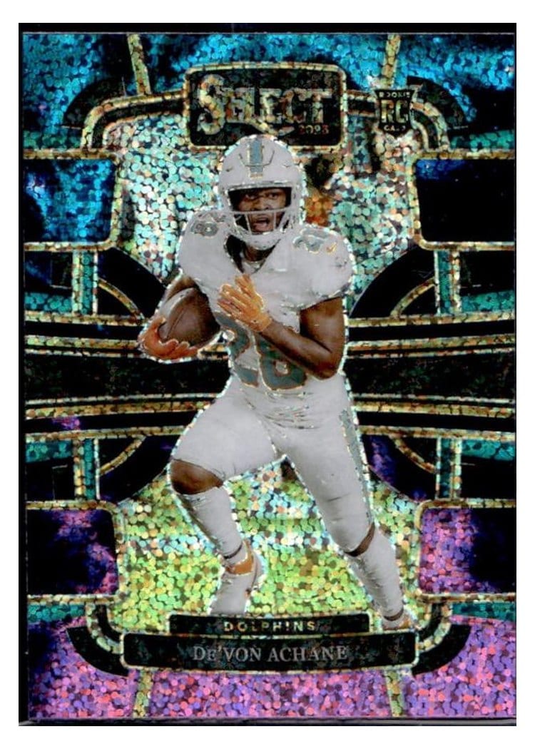 2023 Panini Select Base Set De'Von Achane #63 card
