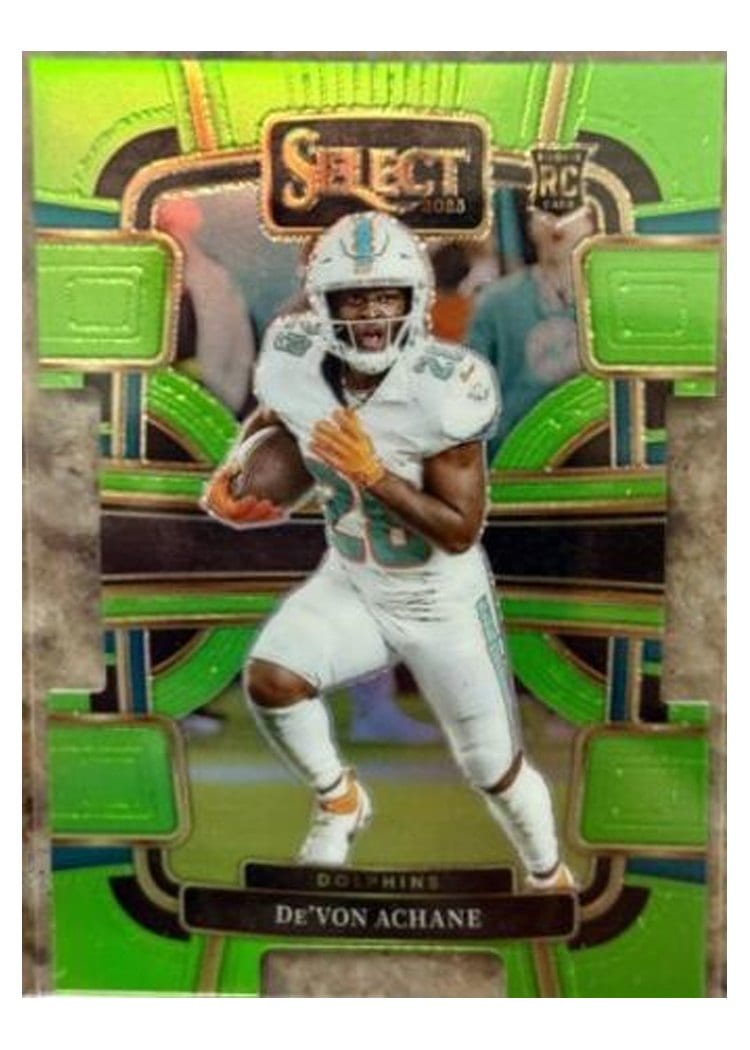 2023 Panini Select Base Set De'Von Achane #63 card