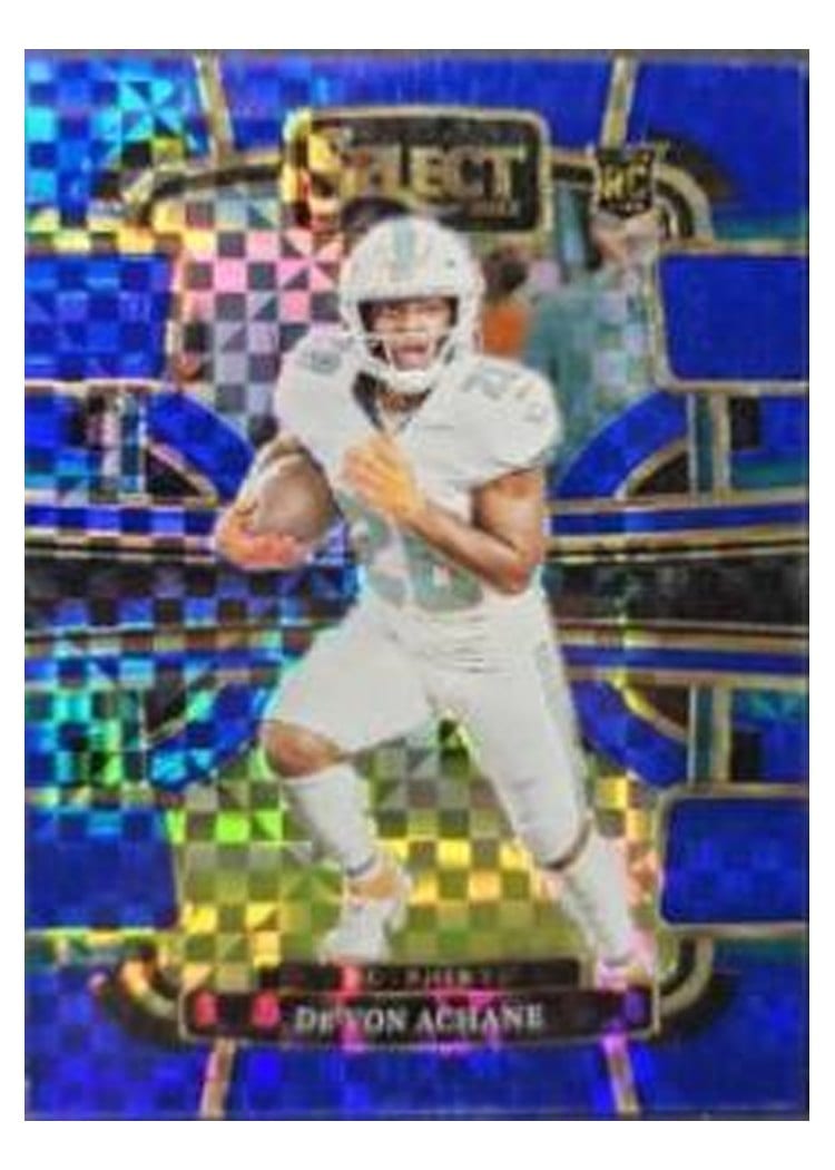 2023 Panini Select Base Set De'Von Achane #63 card
